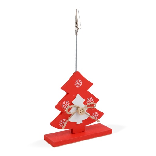 [58952A] Suport card pentru locuri cu cleme - brad - 8,5 x 12 cm