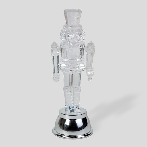 [58975] Decor soldat cu plumb, LED RGB, 15x5x5cm