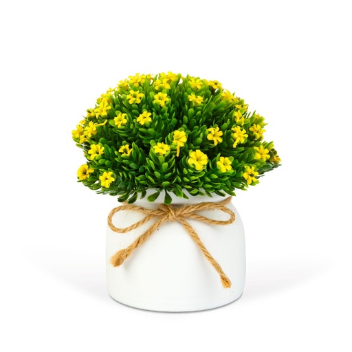 [11894] Planta artificiala decor, flori mici, 18x8.5cm