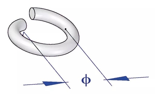 [89.08] Clema extensor, Inel intrerupt, 8 mm