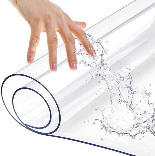 [70.07.14] Folie PVC transparenta Crystivinil, Rola 70 mp, Grosime 0.7 mm, 1.4 m x 50 m