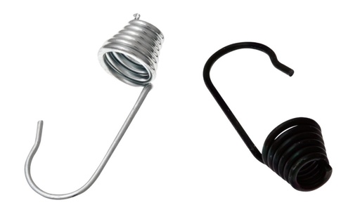 [28.18] Carlig spiral extensor, Negru, 8mm