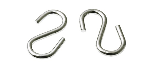 [27.40] Carlig S, simetric, metalic, L 40mm