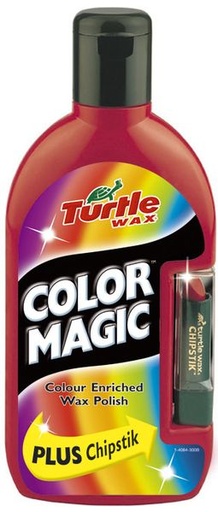 [RPR 3180] Ceara solida polish + stick pentru culoarea Rosie Color Magic, Turtle Wax 500 ml