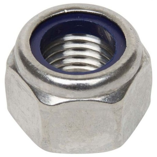 [156.86.01] Piulita hexagonala cu autoblocare, zincata, M10