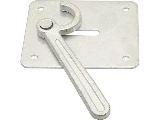 Blocator lant cu placa, zincat