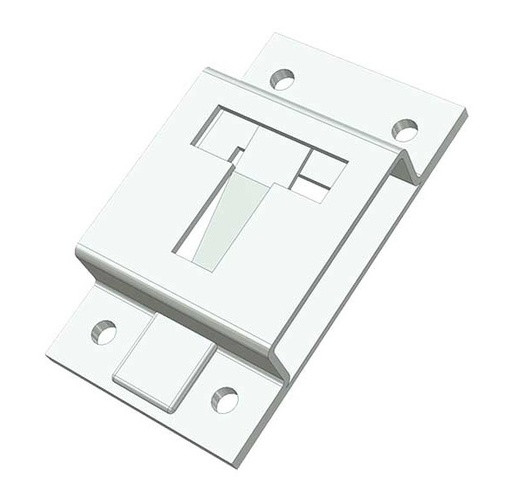 [80905400] Contrapiesa blocator usa, in T, cu placa